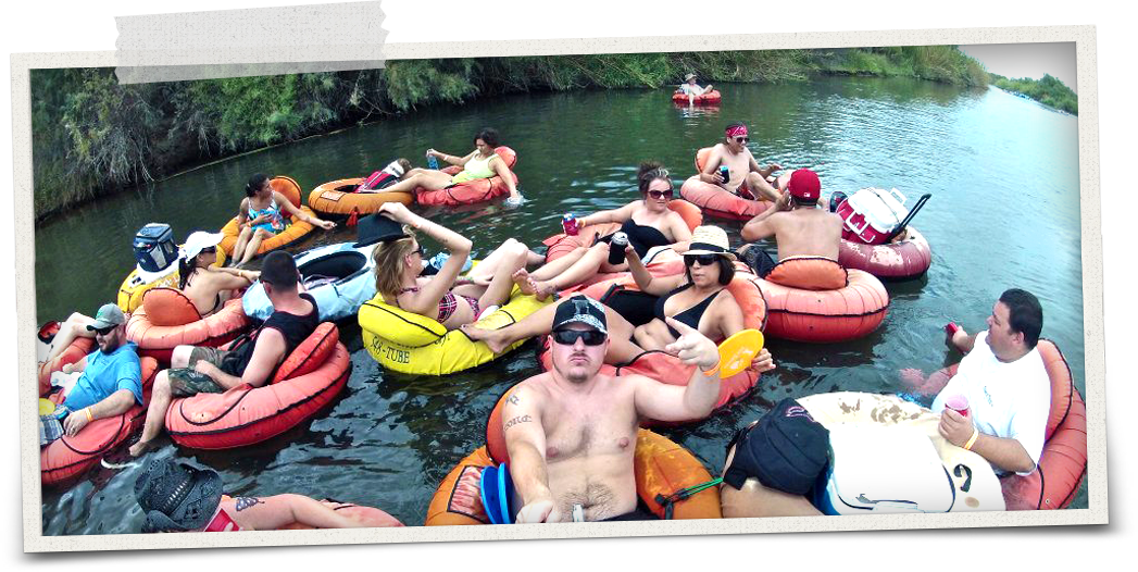 Yuma River Tubing & Float Down Company on the Colorado River in